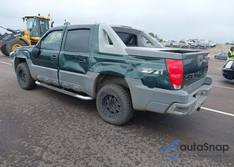2002 Chevrolet Avalanche 1500 из США, поврежденный, VIN 3GNEK13T42G228259